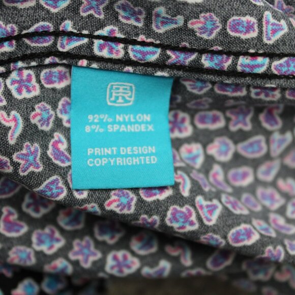 Tori Richard AOP Shirt Mens 2XL XXL Blue Beach All Over Print Stretch S/S Button - Picture 9 of 13